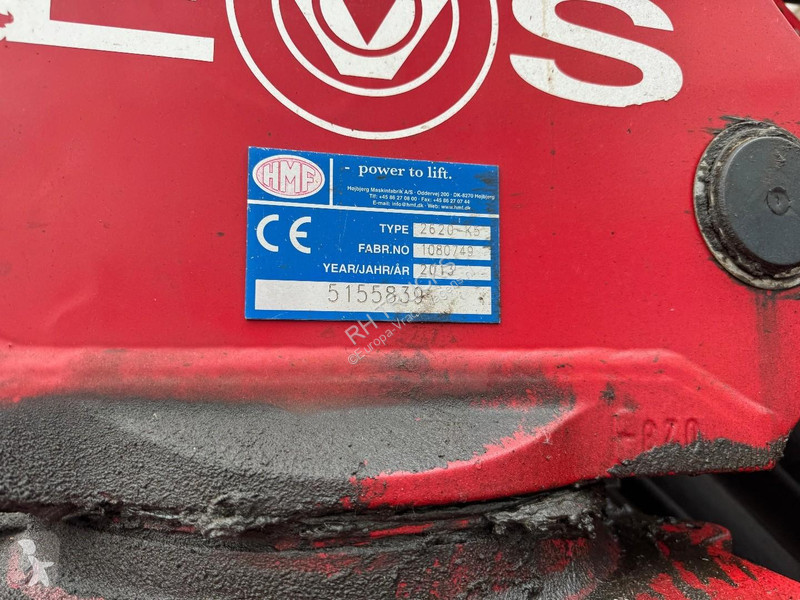 شاحنة DAF 85510 8X2 EURO 5 - HMF 2620-K5 +...