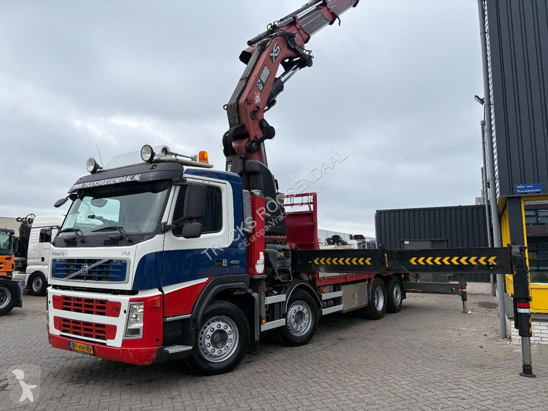 شاحنة Volvo 400 + HIAB 800 HIPRO E-7 + 8X2 +...
