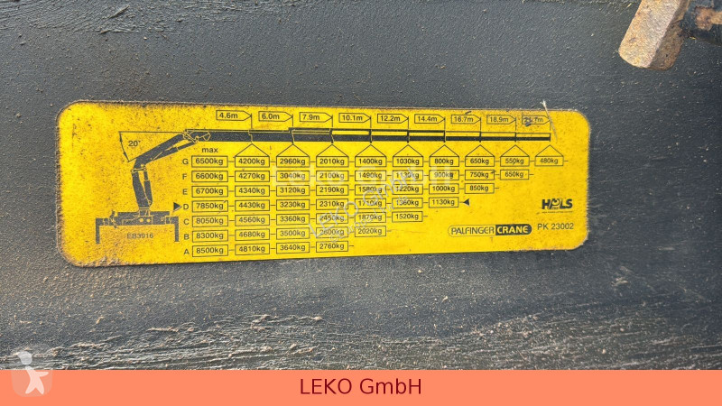 شاحنة MAN 33.480 Mit Kran( Palfinger PK 23002 )