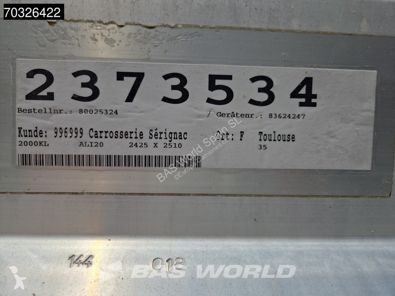 شاحنة DAF 290 4X2 16t Caja de 8,23m Plataforma...