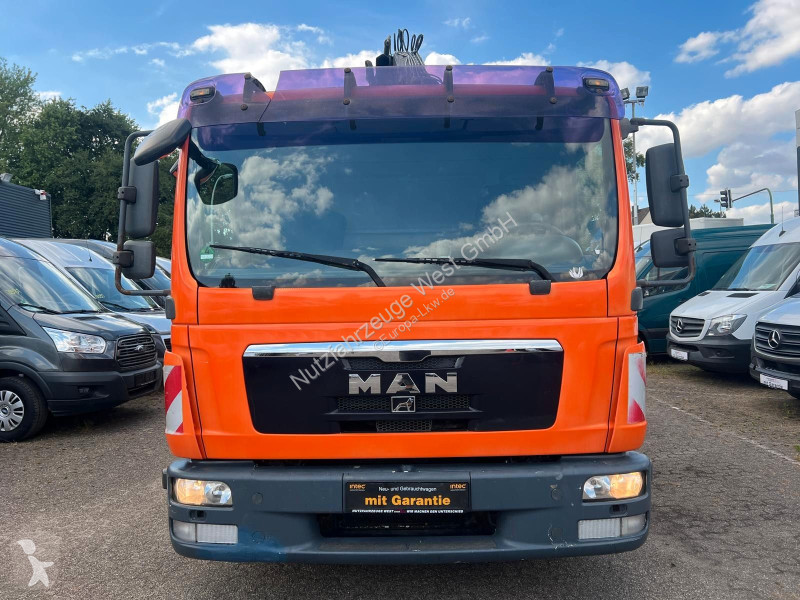 شاحنة MAN 12.220*3-Seiten KIpper+HIAB 077BS-2...