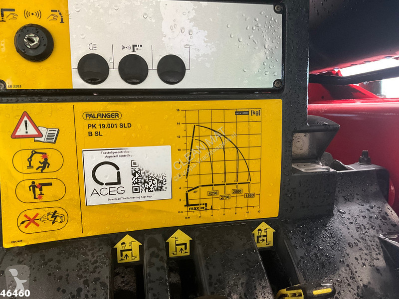 Camion Renault C 460 Euro 6 8x4 Palfinger 19...