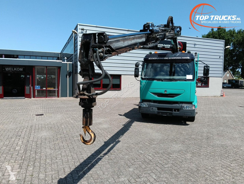 Lastbil Renault 220 DCI Hiab 9TM Kraan, Crane,...