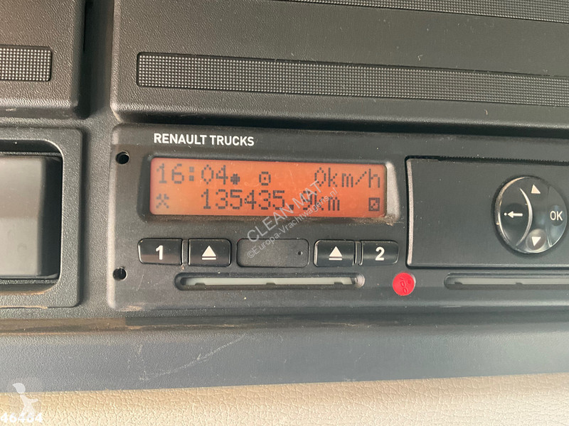شاحنة Renault 180 Kipper HMF laadkraan Just...