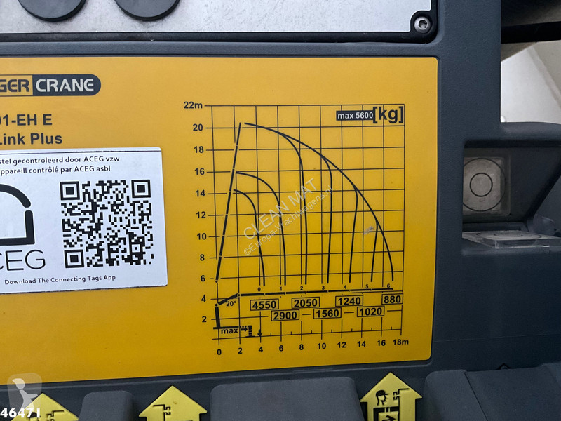 شاحنة DAF FAS  330 Euro 6 Palfinger 23 Tonmeter...