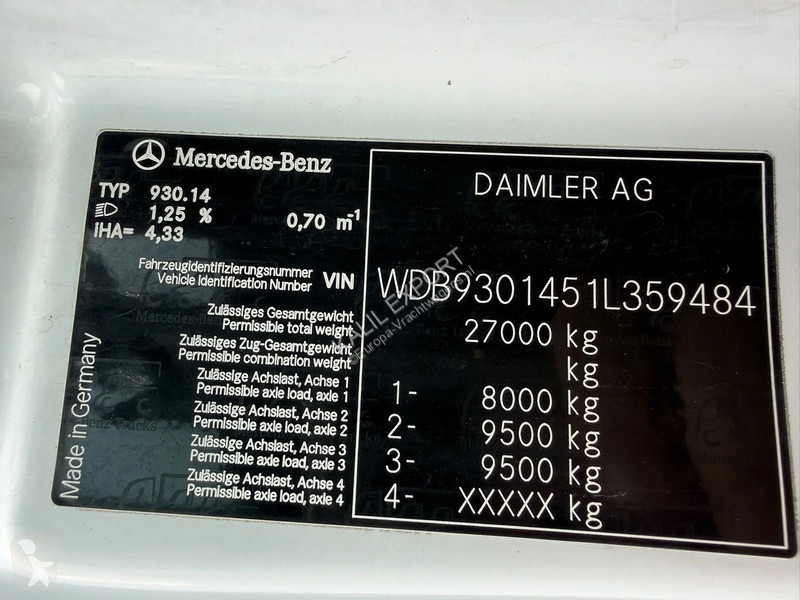 Camion Mercedes 3341 Crane - Palfinger PK18500...