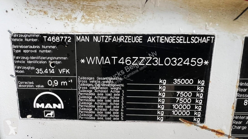 شاحنة MAN 35.410 (MANUAL PUMP / POMPE MANUEL /...