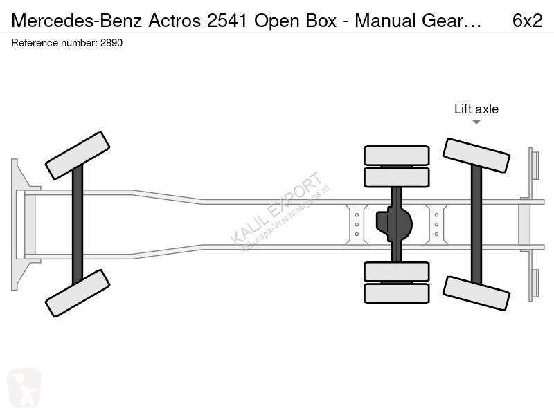 شاحنة Mercedes 2541 Open Box - Manual Gearbox -...