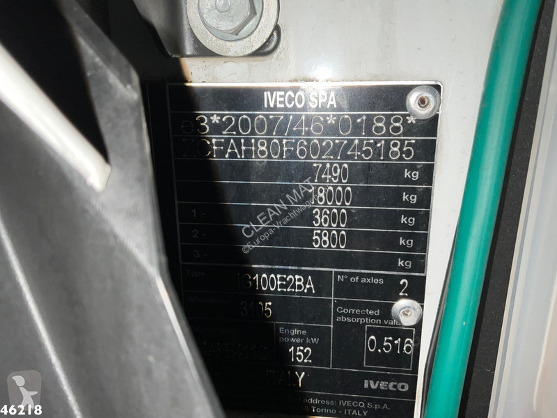 Vrachtwagen Iveco ML80E21K Meiller 4m³ kipper...