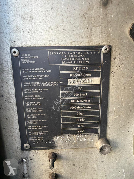 Camión Mercedes 1628 Fuel Tank Truck 11.000...