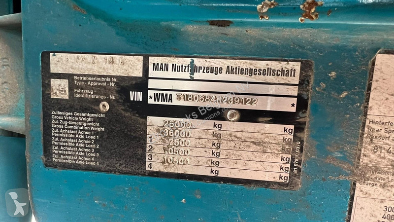 Camión MAN (BIG AXLE / 13 T AXLES / GRAND PONT...