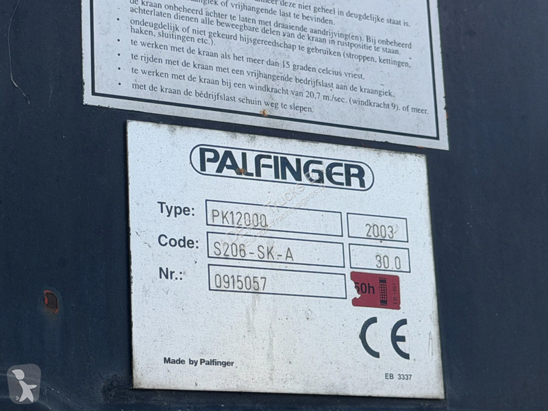 Camión MAN 18.310 Palfinger PK12000 crane