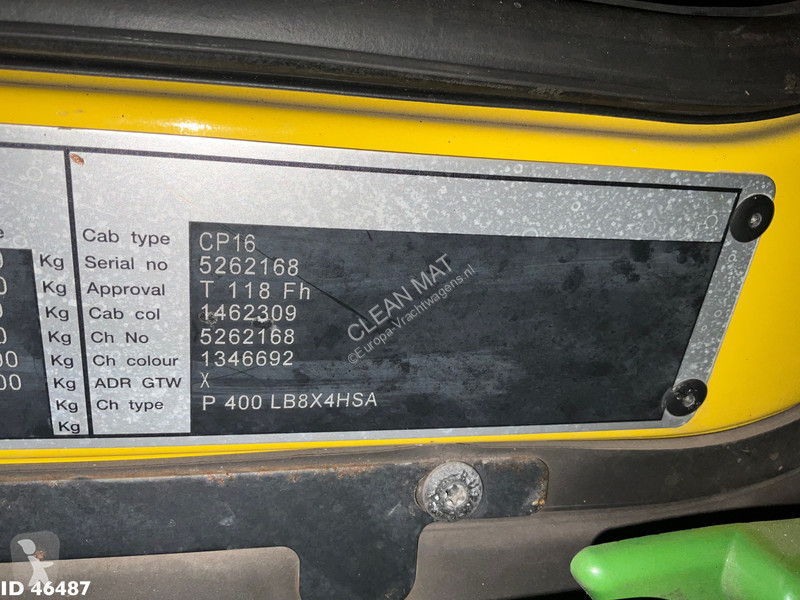 Camión Scania 400 8x4 Retarder HMF 16 Tonmeter...