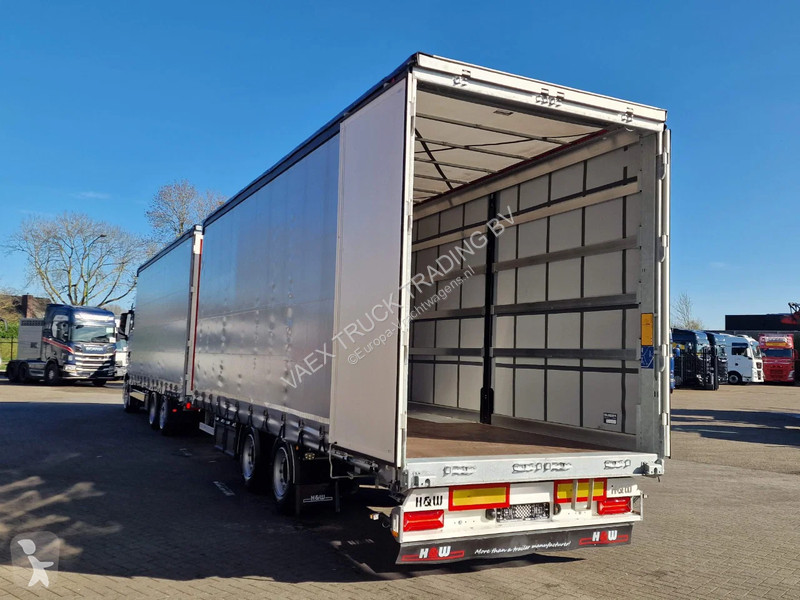 Camion MAN TGX 6x2 - Tautliner - H&W trailer -...