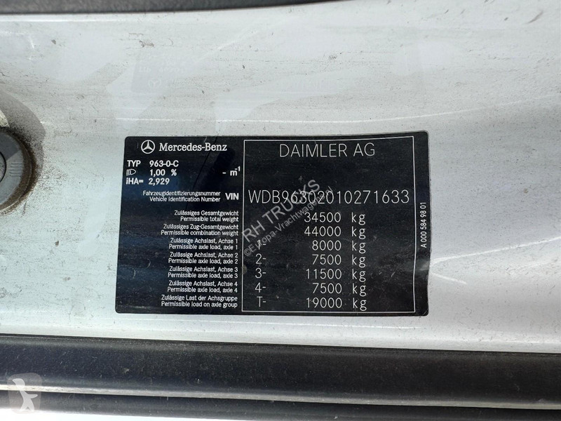Mercedes 3553 8X2 EURO 6 + HYVA HOOKLIFT 2021...