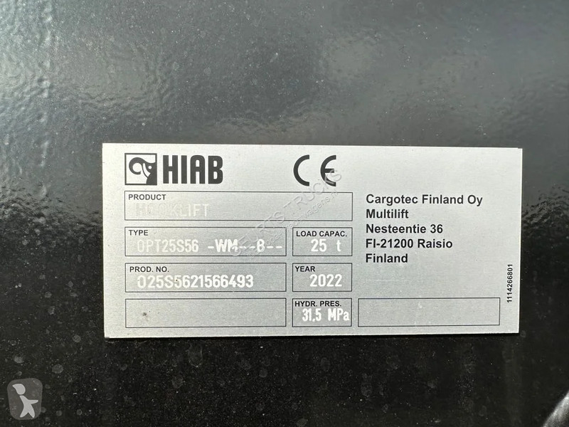 Kamion Volvo 500 8X4 HIAB HAAKARM + HIAB 548...