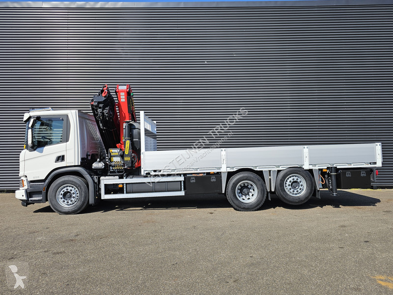 Kamion Scania P410 6x2*4 / PAFINGER 35 tm CRANE...