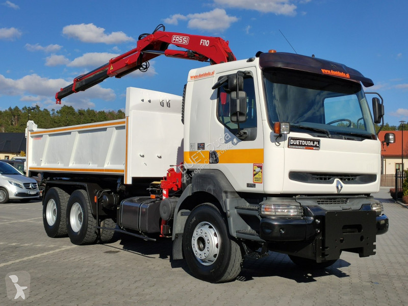 Kamion Renault 26.370 6x4 Mocny HDS FASSI F110