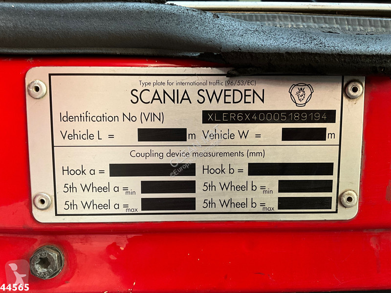 Camion Scania R 620 V8 6x4 alfinger 44 Tonmeter...