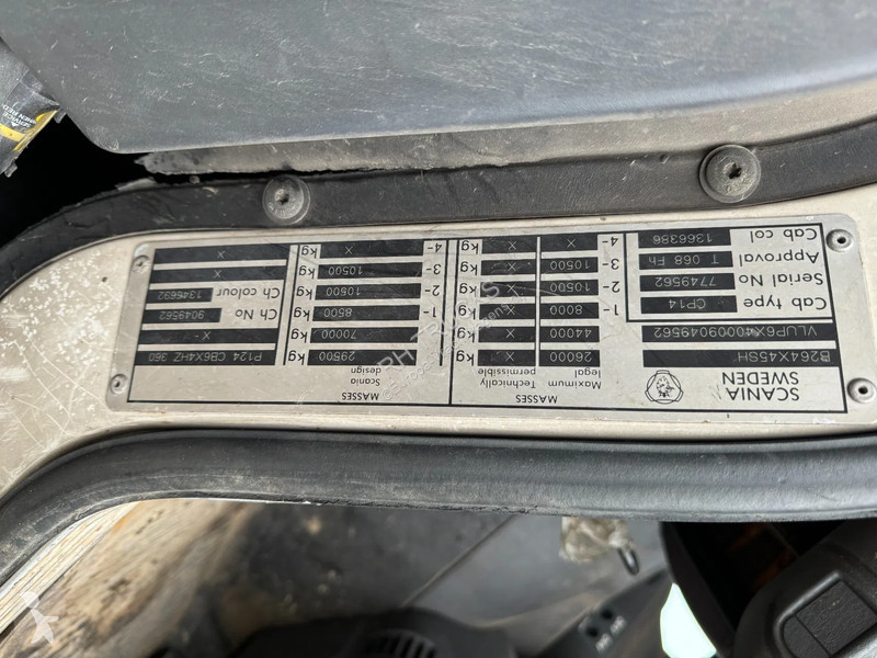 Camion Scania -360 6X4 EURO 2 HIAB 200 C-5 ALL...
