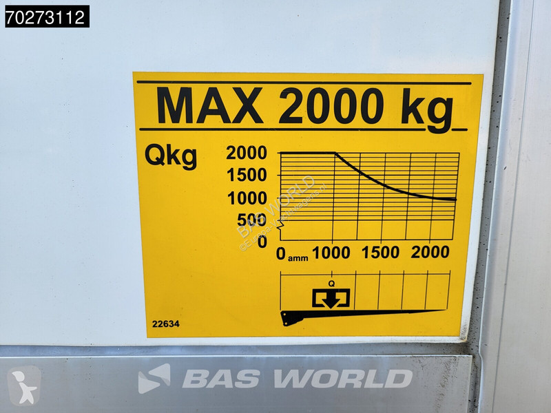 Kamion Mercedes 1827 4X2 2.000kg Ladebordwand...