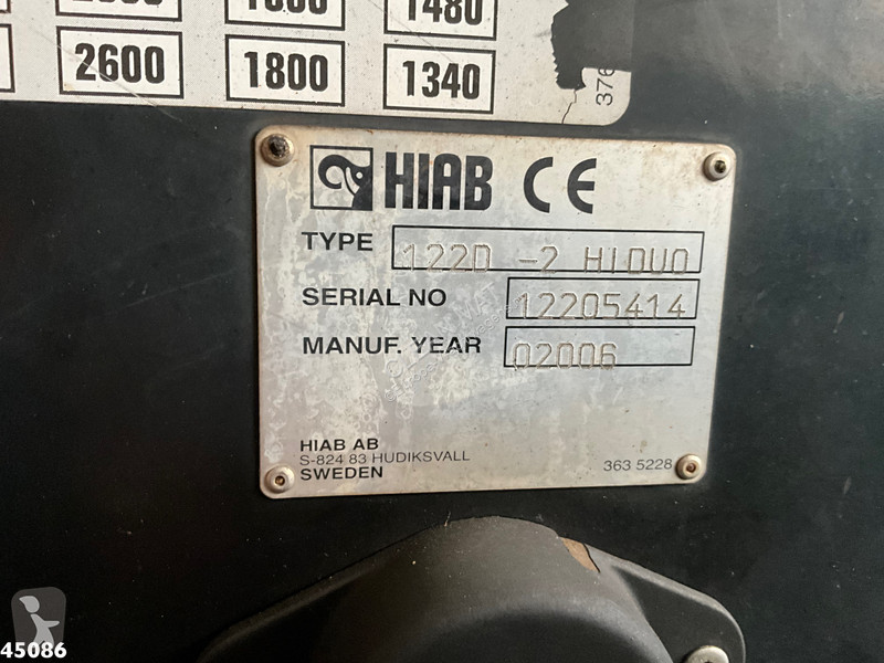 Camion DAF FAS 85  340 Manual Hiab 12 Tonmeter...