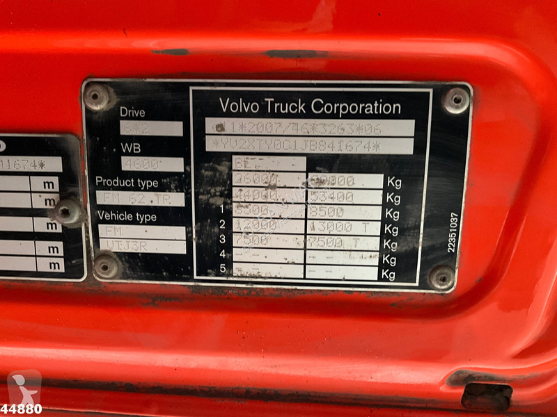 Kamion Volvo FM 460 Euro 6 VDL Ton haakarmsysteem