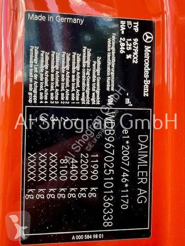 Kamion Mercedes 1218 BDF Koffer / Voll Luft /...