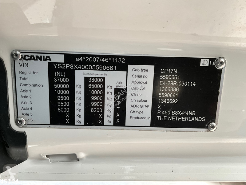 Kamion Scania P 450 8x4 VD 25 Ton...