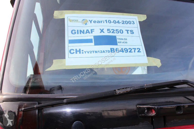 Camion Ginaf X 5250 + TIPPER 10X4 + MANUAL