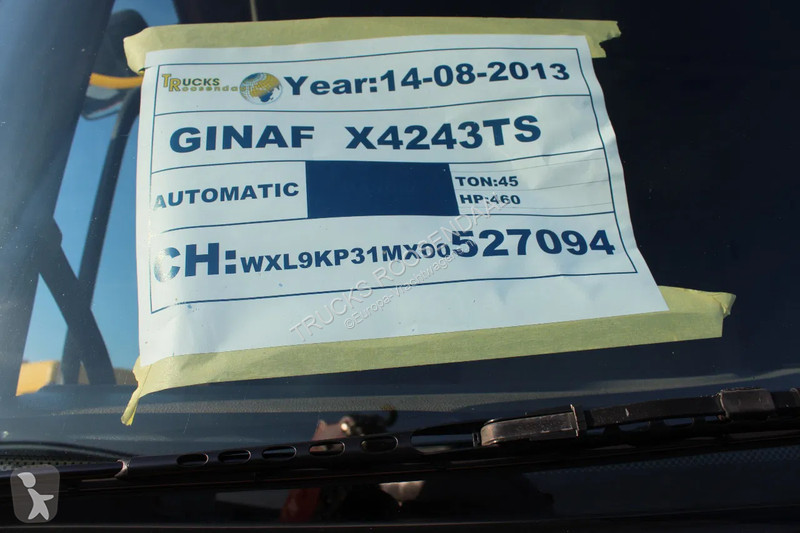 Kamion Ginaf X 4243 TS 460 + 30TON SYSTEM
