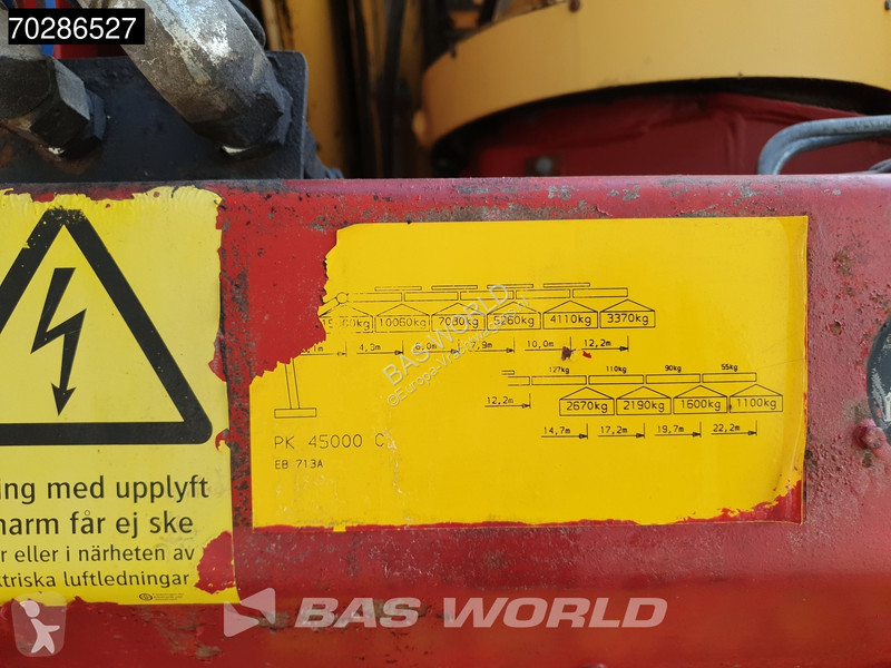 Camion Scania 124G 470 8X4 Palfinger PK45000 C4...