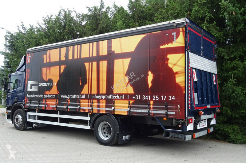 Kamion Scania P250 Euro 6 Firanka winda klapa...