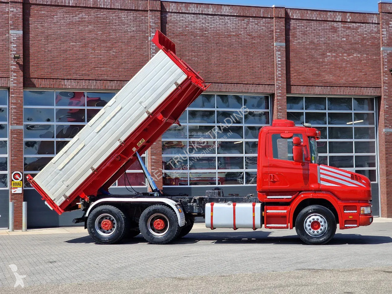 Camion Scania T124-420 6x4 - Tipper - Retarder...