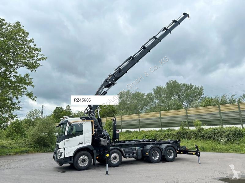 Camion Volvo FMX 500 8x4 Abrollkipper + Kran...