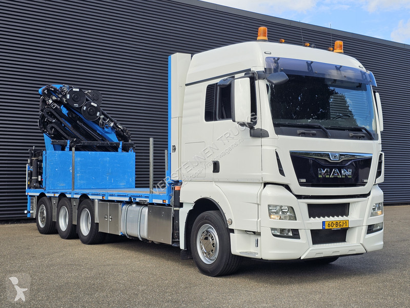 Lastbil MAN 35.480 8x4-4 / HMF 85 t/m + JIB /...