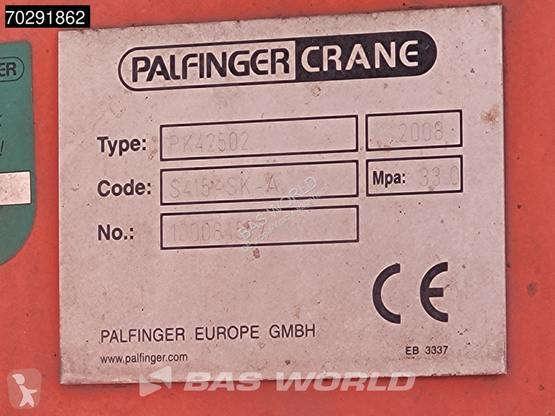 Camion MAN TGS 6X4 Palfinger PK42505 Crane...