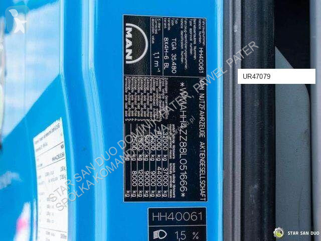 Camion MAN TGA 35.480 8x4 H PALFINGER PK 150002...