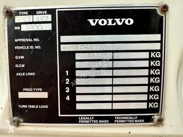 Kamion Volvo F S 7/Voll Blatt...