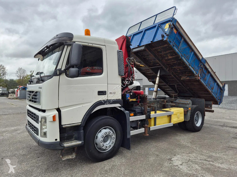 Camion Volvo FM 9.300 TIPPER - HMF 1060K3 CRANE