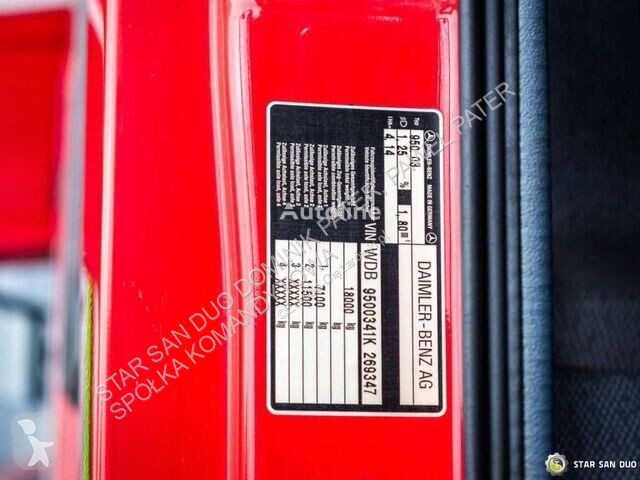 شاحنة Mercedes ACTROS 1835 4x2 ZIEGLER FIRE...