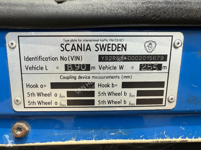 شاحنة Scania R 580 B6X4 HNB Manual 6x4 full air