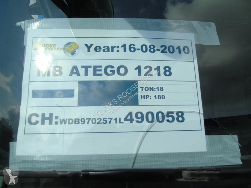 شاحنة Mercedes 1218 + euro 5 + lift