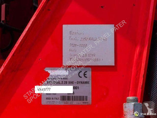 Kamión Scania R520 10x4 FASSI F2150RAL.2.28...