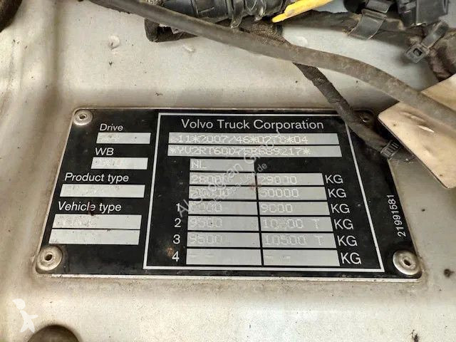 شاحنة Volvo 540 Holz Kran Palfinger...