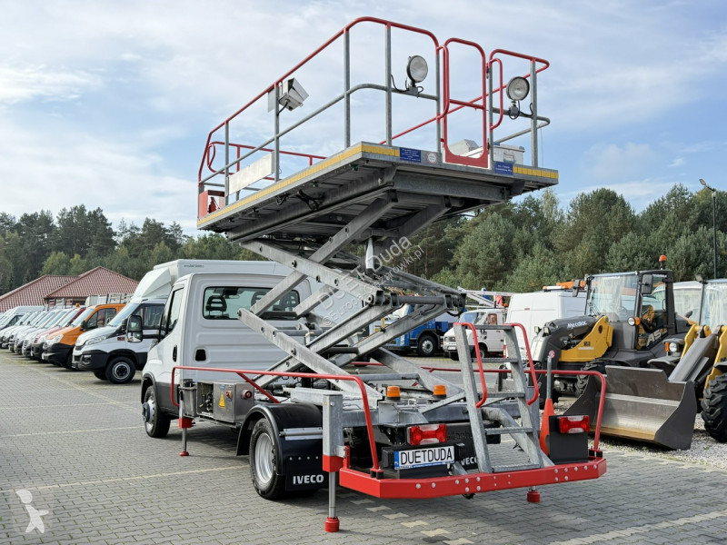 Lastbil Iveco Zwyżka Podnośnik Nożycowy Franke...