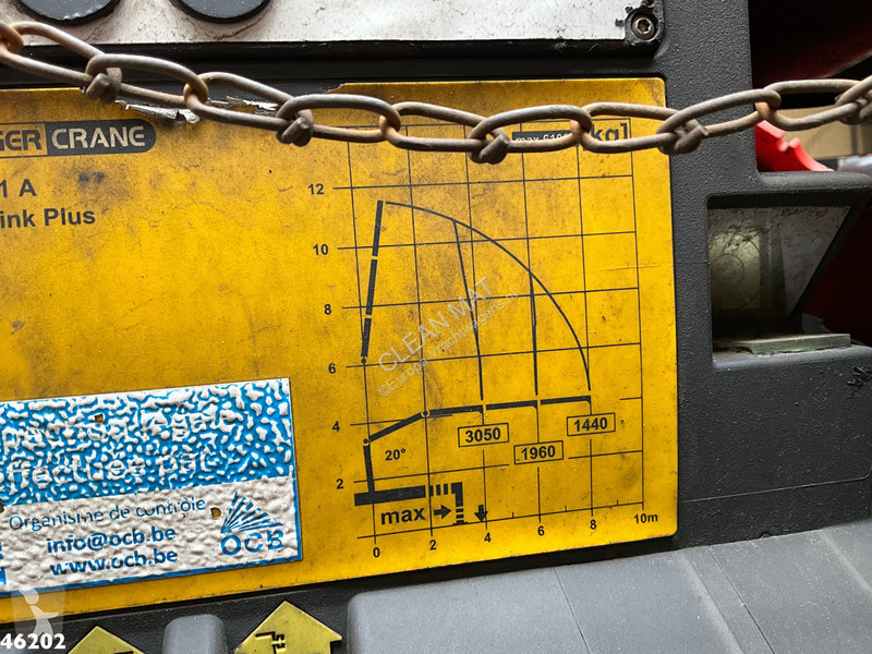 شاحنة DAF FAN  370 Euro 6 Palfinger 13 Tonmeter...