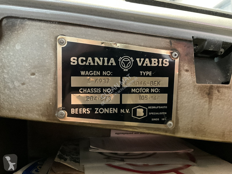 شاحنة Scania 8046-BEK VABIS kipper