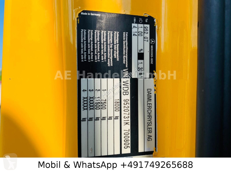شاحنة Mercedes I 1831 BB 4x4 Meiller...