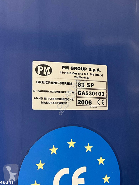 شاحنة MAN 35.400 8x2 PM 63 Tonmeter laadkraan